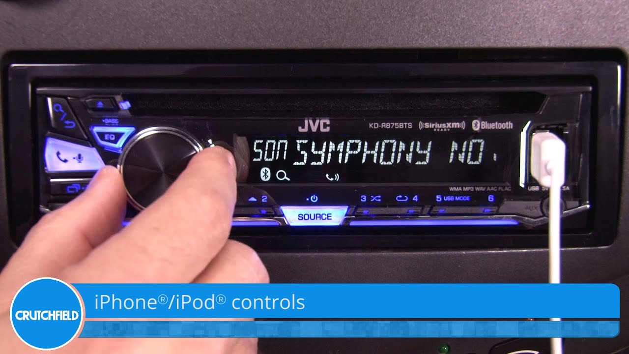 JVC Arsenal KD-R875BTS Display and Controls Demo | Crutchfield Video