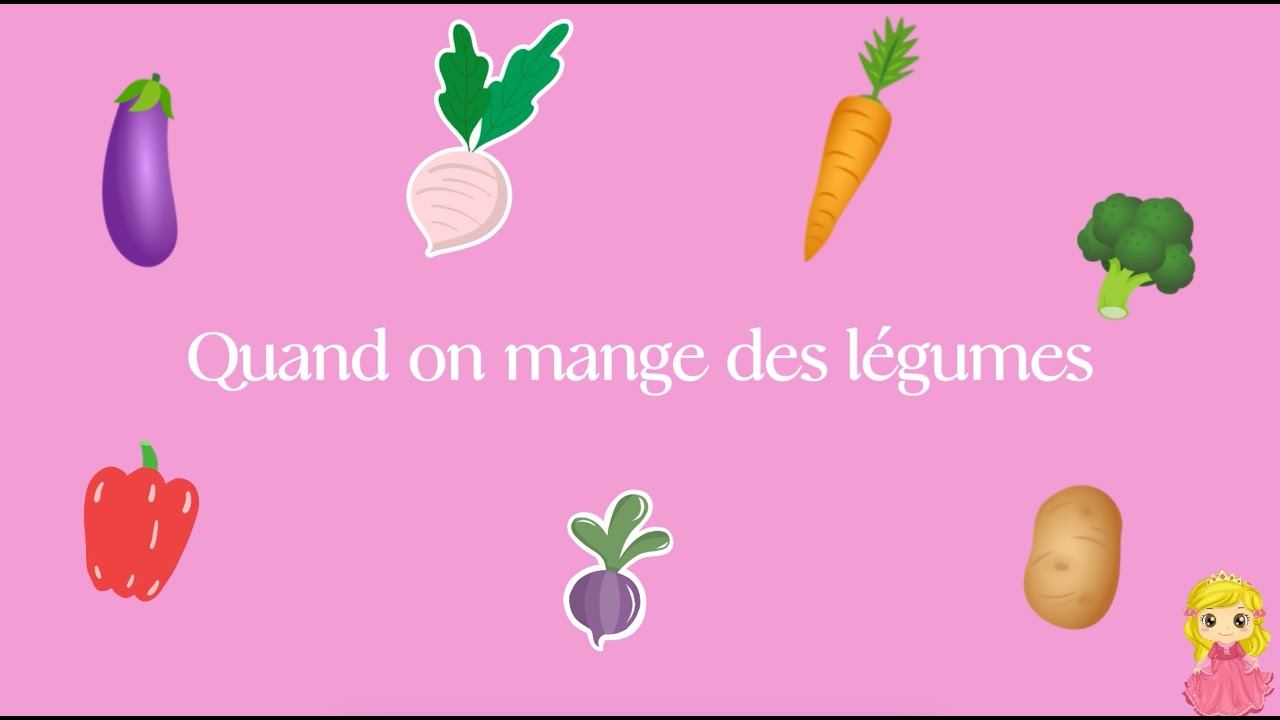 Julia - Quand on mange des légumes (Lyrics Video)