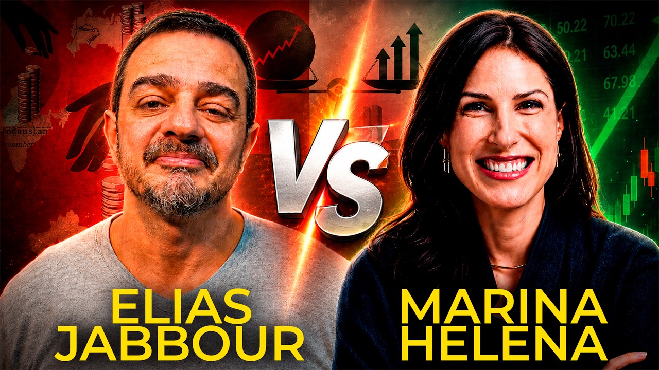 Elias Jabbour vs Marina Helena  - Podcast 3 Irm&atilde;os #1042