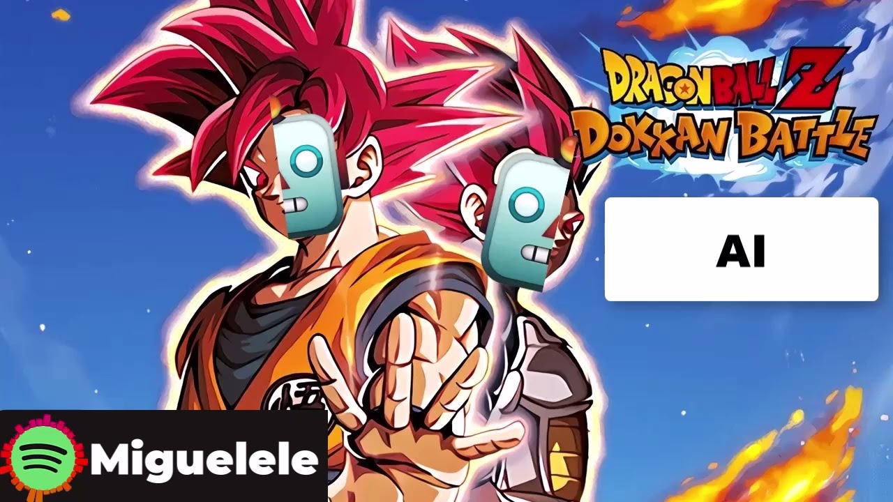 TEQ LR SSG Goku & SSG Vegeta Transformation but it's extended by AI -Dokkan Battle