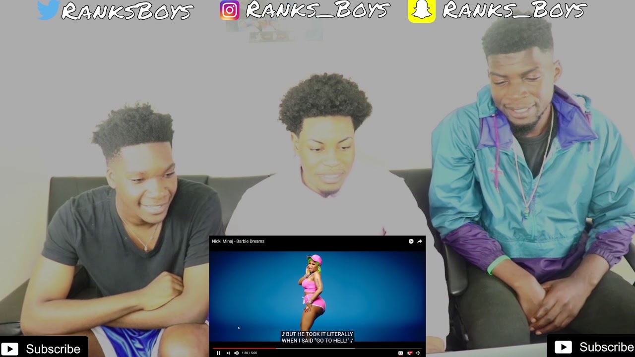 NICKI MINAJ SAID RUBENS NAME!!! Nicki Minaj - Barbie Dreams (REACTION!!!)