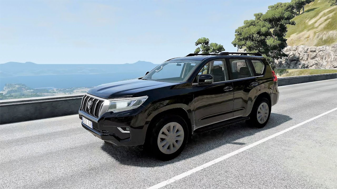 BeamNG.drive - Toyota Land Cruiser Prado 2.7 (150) 2017 - Car Show Test Drive Crash .