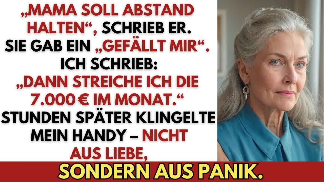 Mein Sohn wollte ein Leben ohne mich … Stunden später erkannte er den Preis dafür