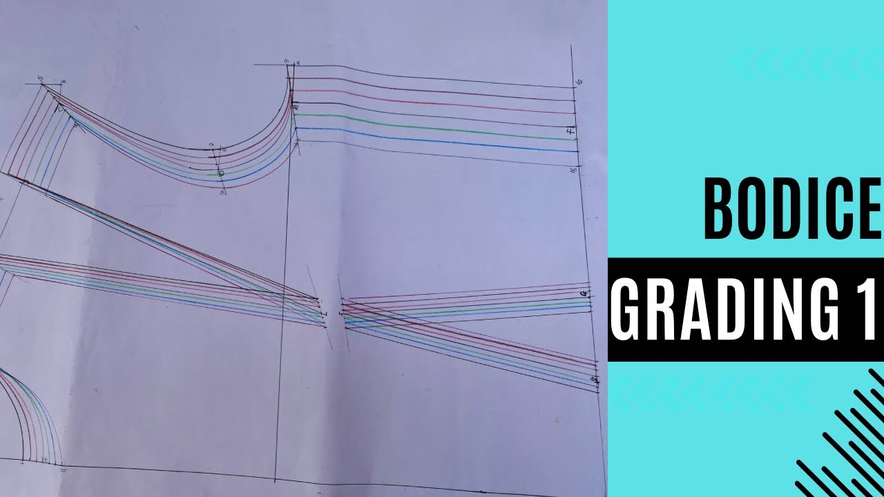 PATTERN GRADING FOR BODICE BLOCK (Part 1)