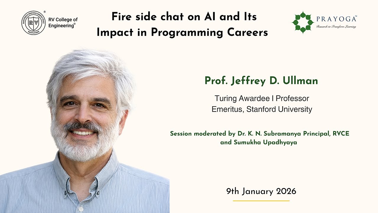 AI & the Future of Programming Careers | Fireside Chat with Turing Awardee Prof. Jeffrey D. Ullman