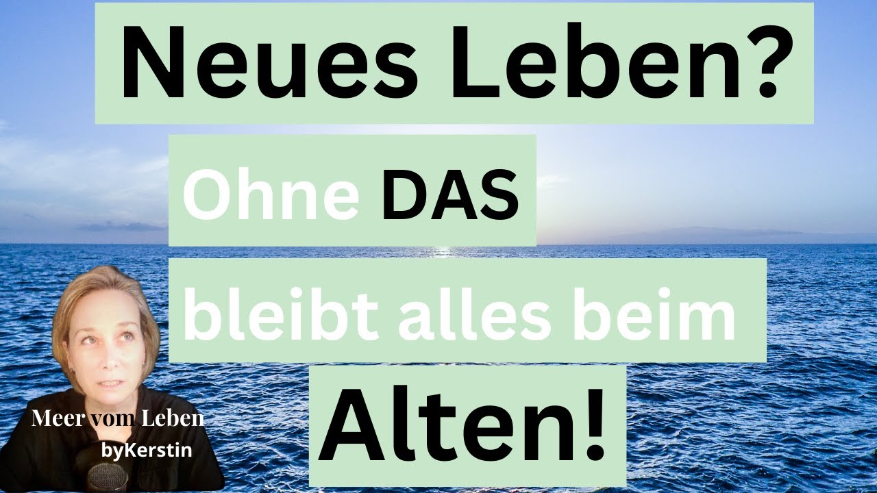 Neuanfang: Die Stufe, die ALLE dabei vergessen!