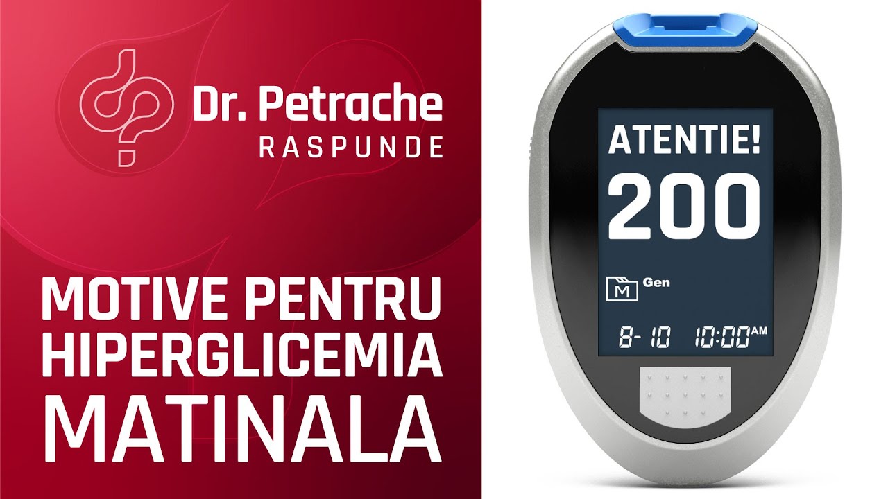 Trei motive pentru hiperglicemia matinala