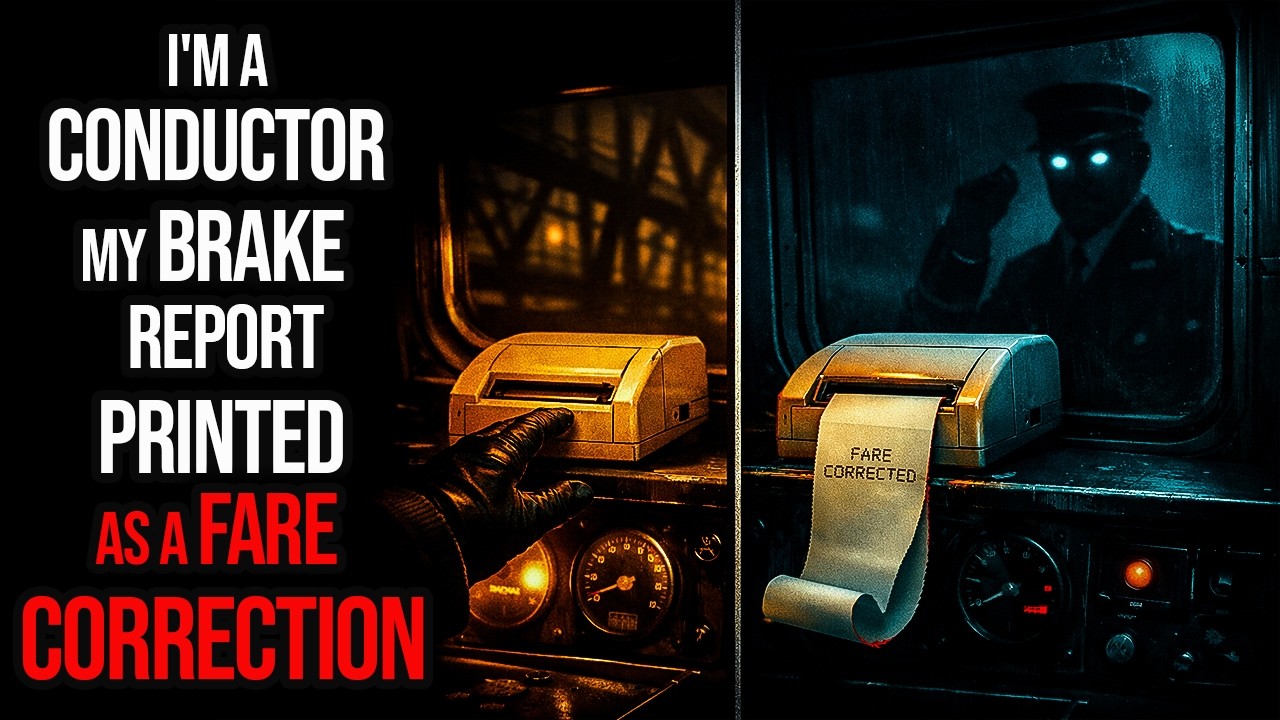 I'm a Conductor. My Brake Report Printed as a Fare Correction.| Creepypasta Storytime
