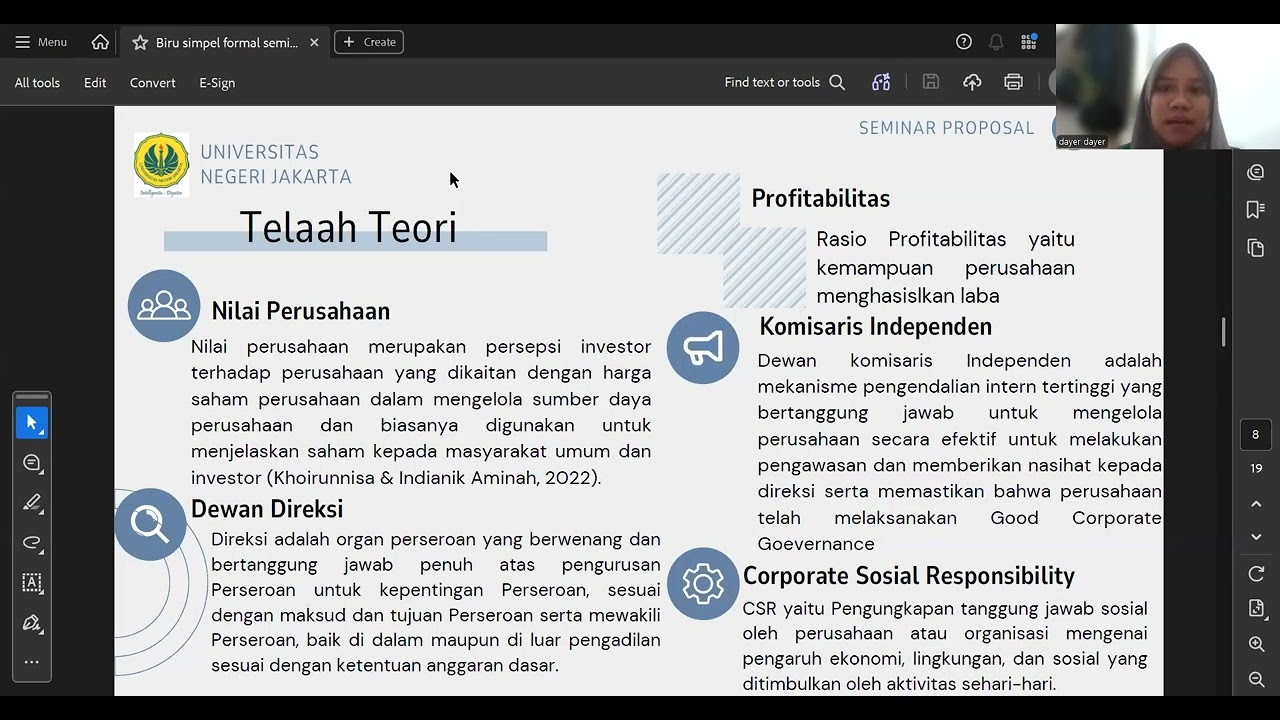 PENGARUH GCG DAN PROFITABILITAS TERHADAP NILAI PERUSAHAAN DENGAN CSR SEBAGAI VARIABEL INTERVENING