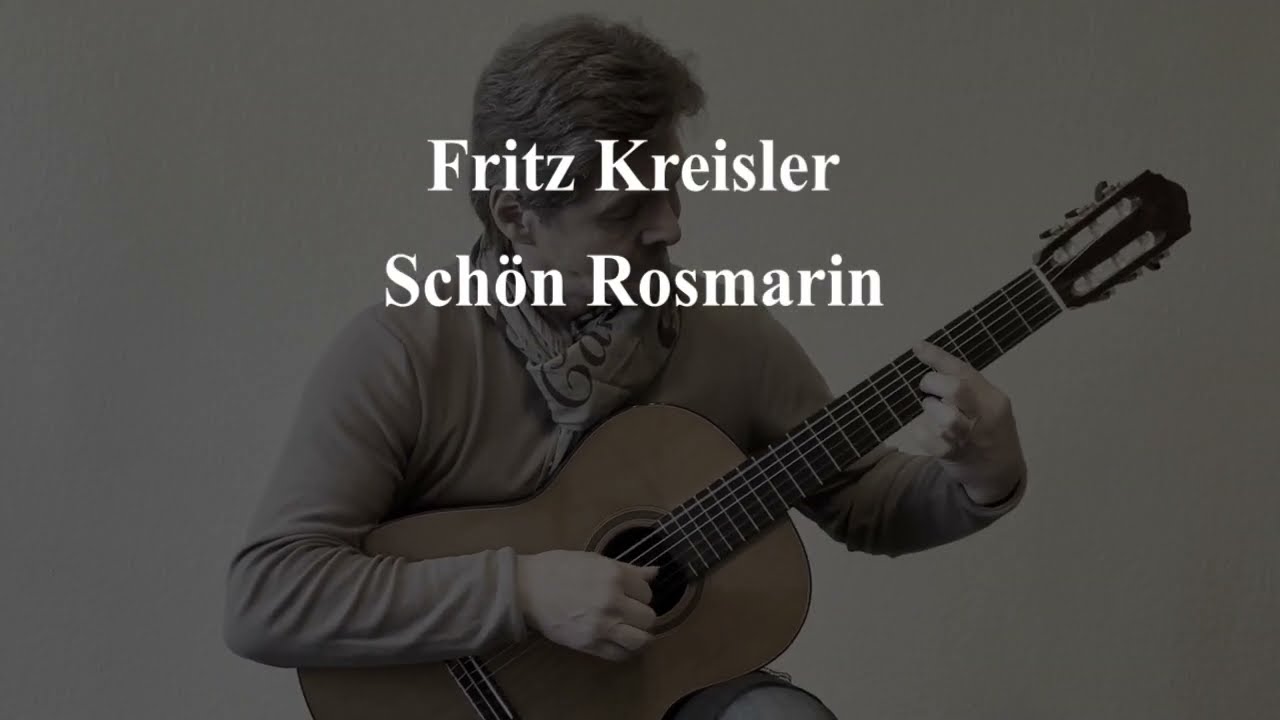 Fritz Kreisler - Schön Rosmarin, arrangement and played by M. Goldort.