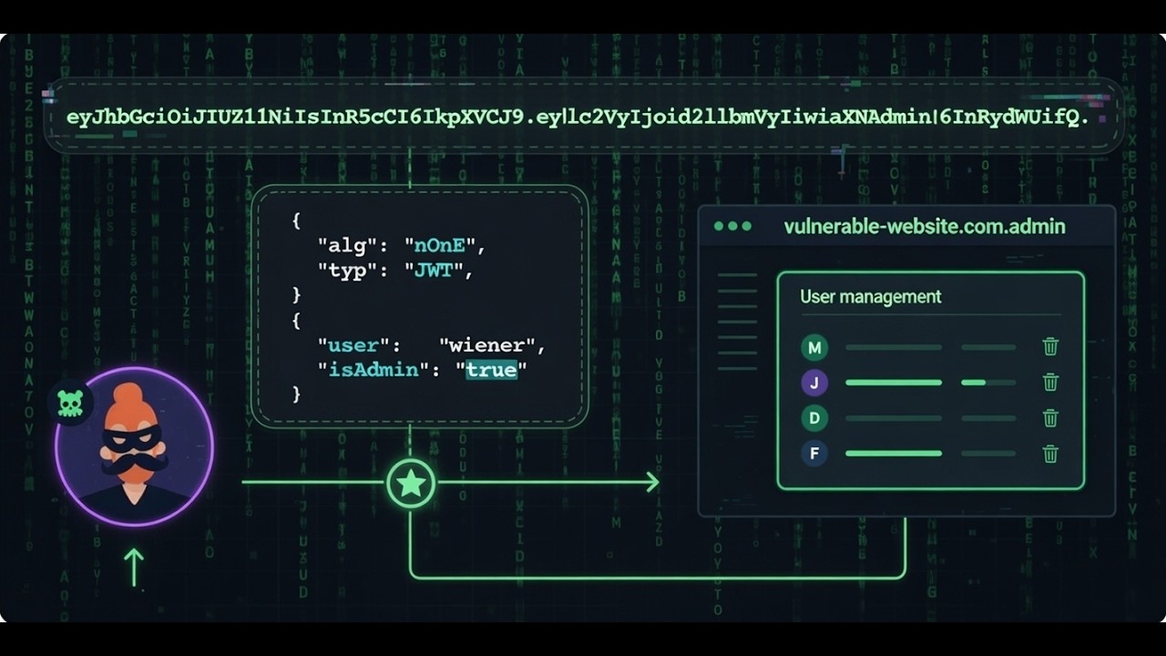 I Became Admin Without Password (JWT Exploit)