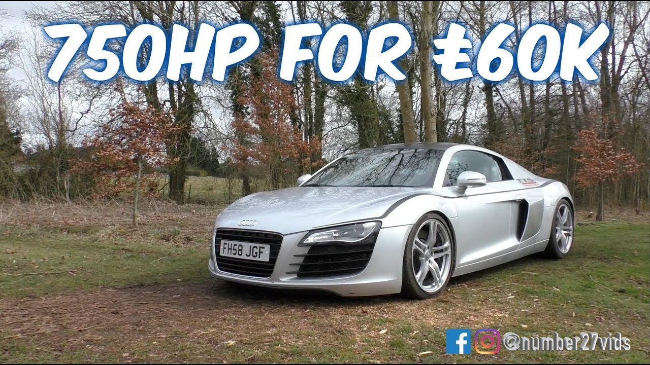 TTS AUDI R8 — MONSTER с двойным нагнетателем мощностью 750 л.с.