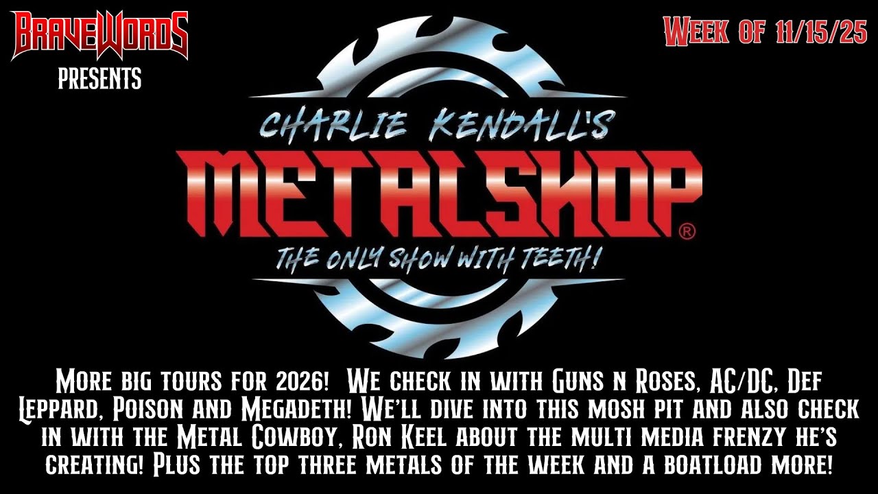 LISTEN: Charlie Kendall&rsquo;s METALSHOP, More Big Tours for 2026!