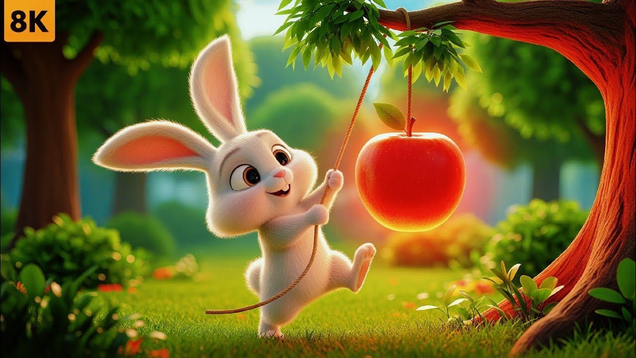 Bunny’s Clever Idea! 🍎 | An Inspiring Rhyming Story for Kids | Bedtime Stories & Cartoons