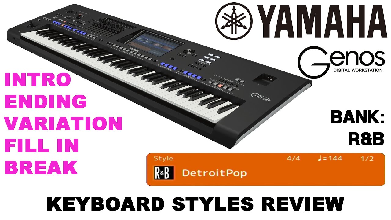 YAMAHA GENOS STYLE - R&B - DetroitPop