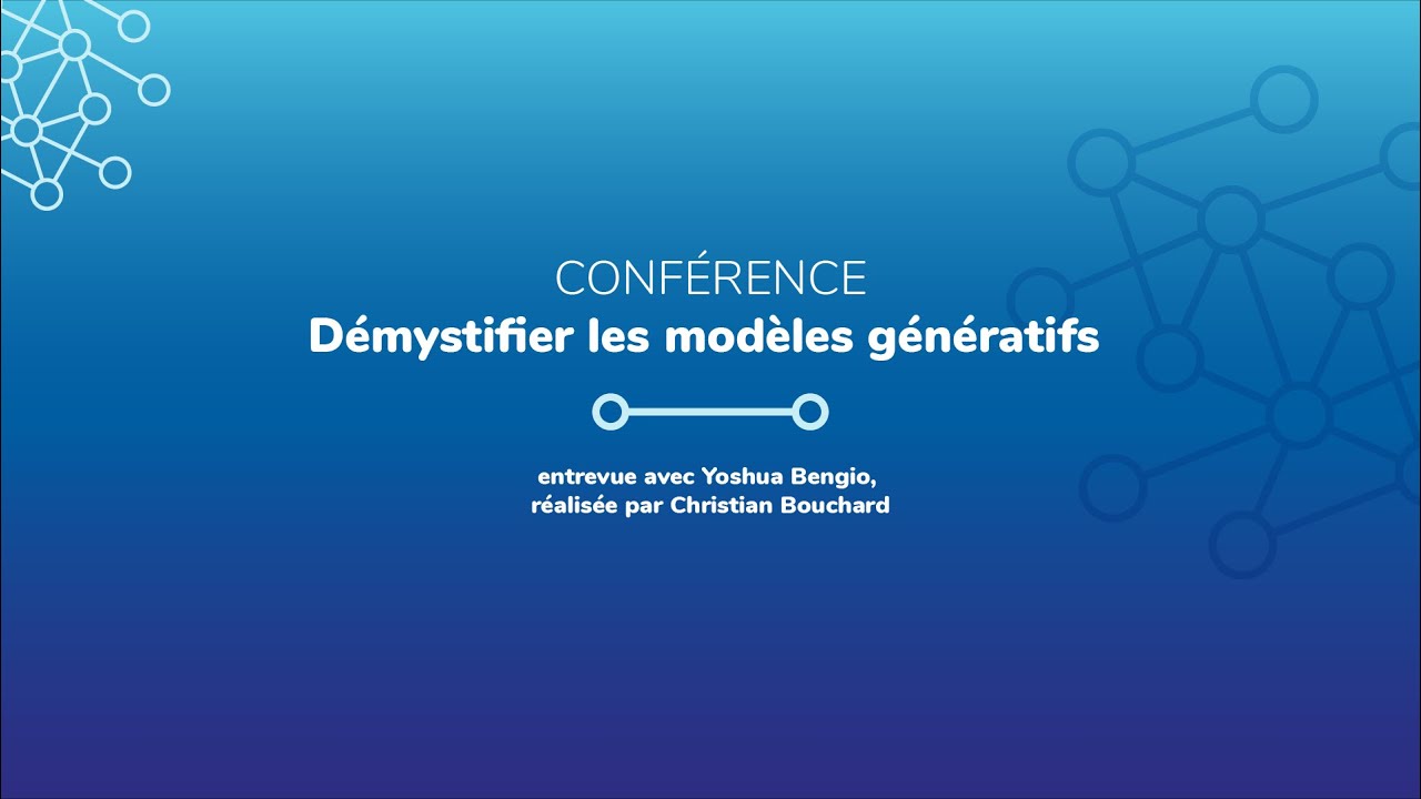 Démystifier les modèles génératifs : entrevue avec Yoshua Bengio
