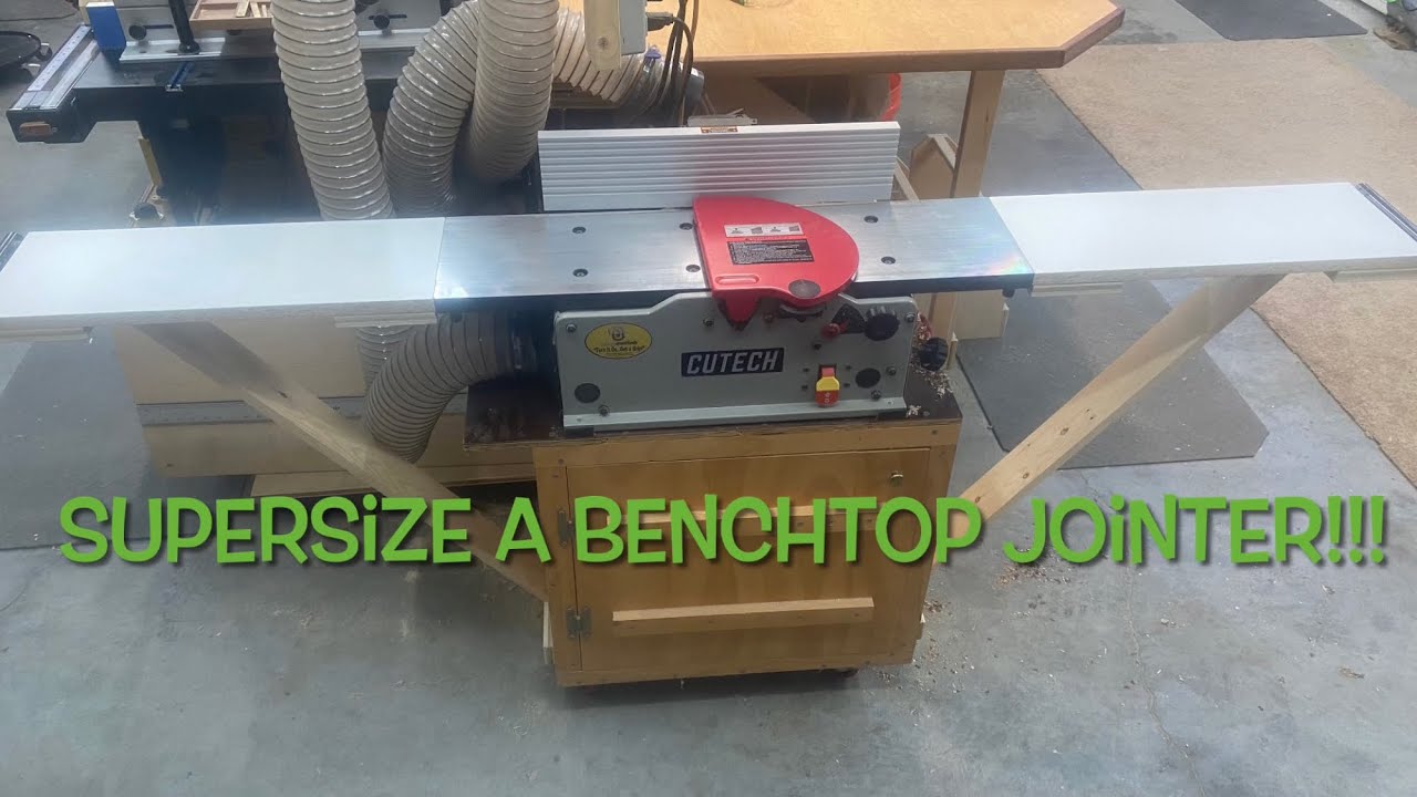 Supersize a Benchtop Jointer!!!