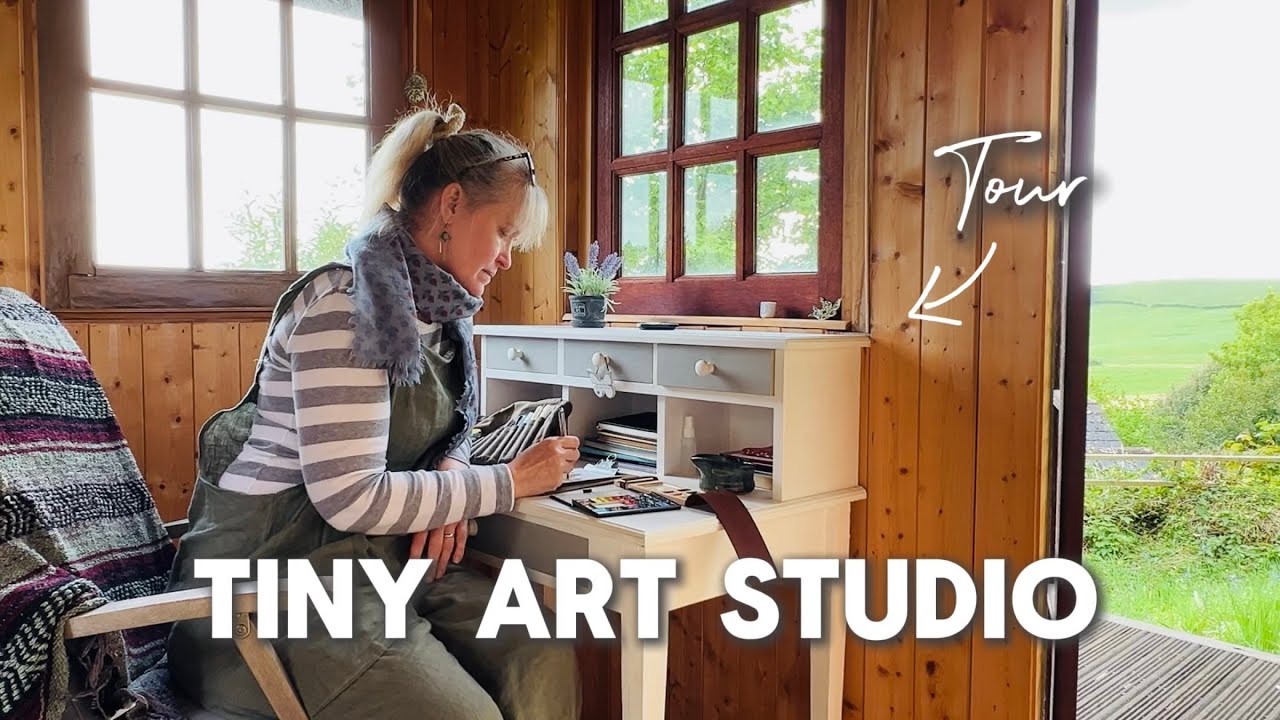 PAINT with Me in My SECRET GARDEN in England