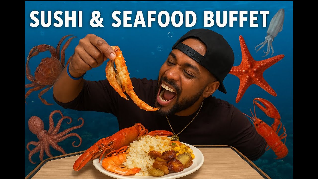 I Ate OCTOPUS at a Sea Food Buffet and I'm SHOCKED!