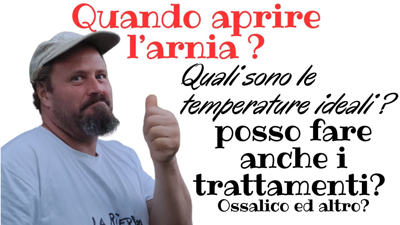 Quando aprire l'arnia nell'inverno e fare anche i trattamenti con Ossalico e controlli e cosa fare?