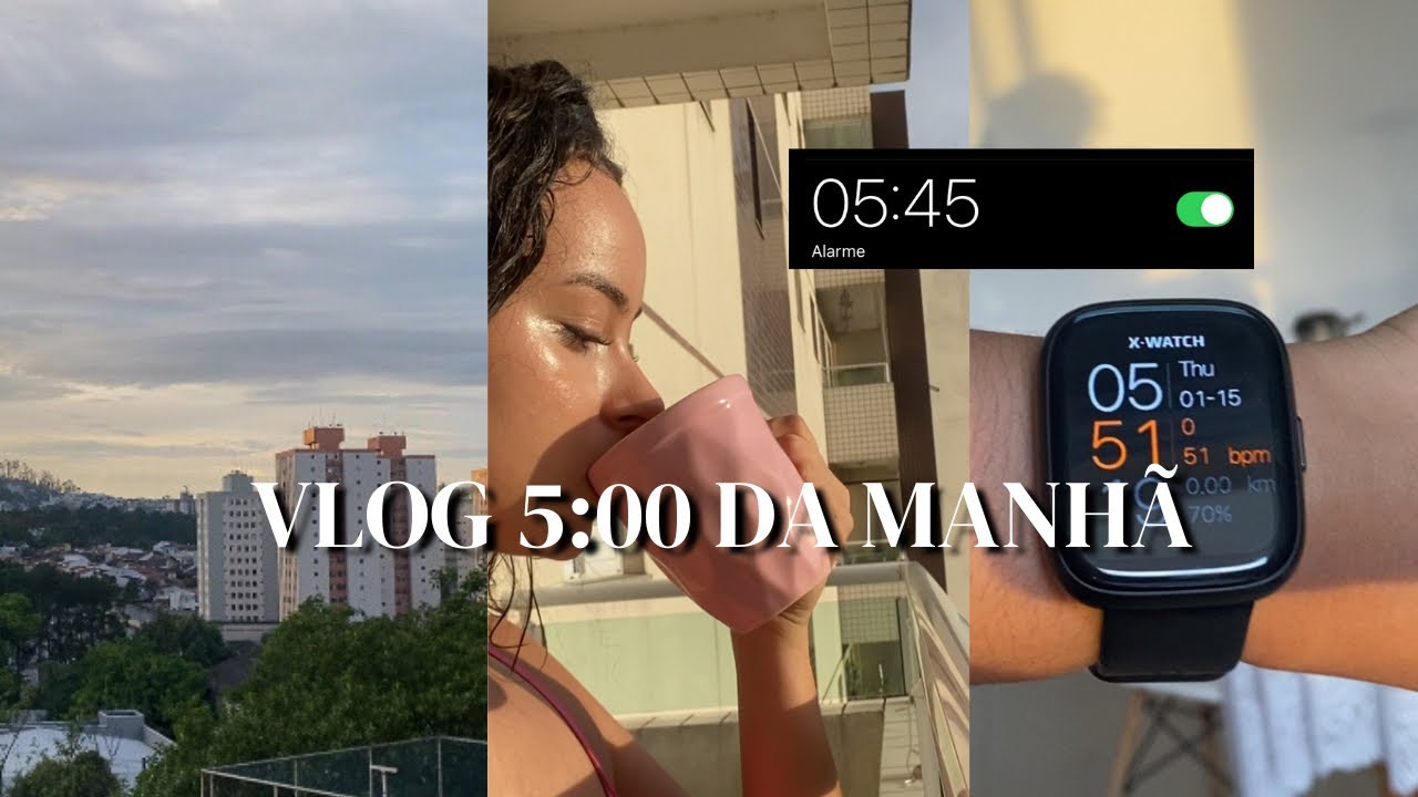 ROTINA 5:00 DA MANHÃ | Hábitos Saudáveis 