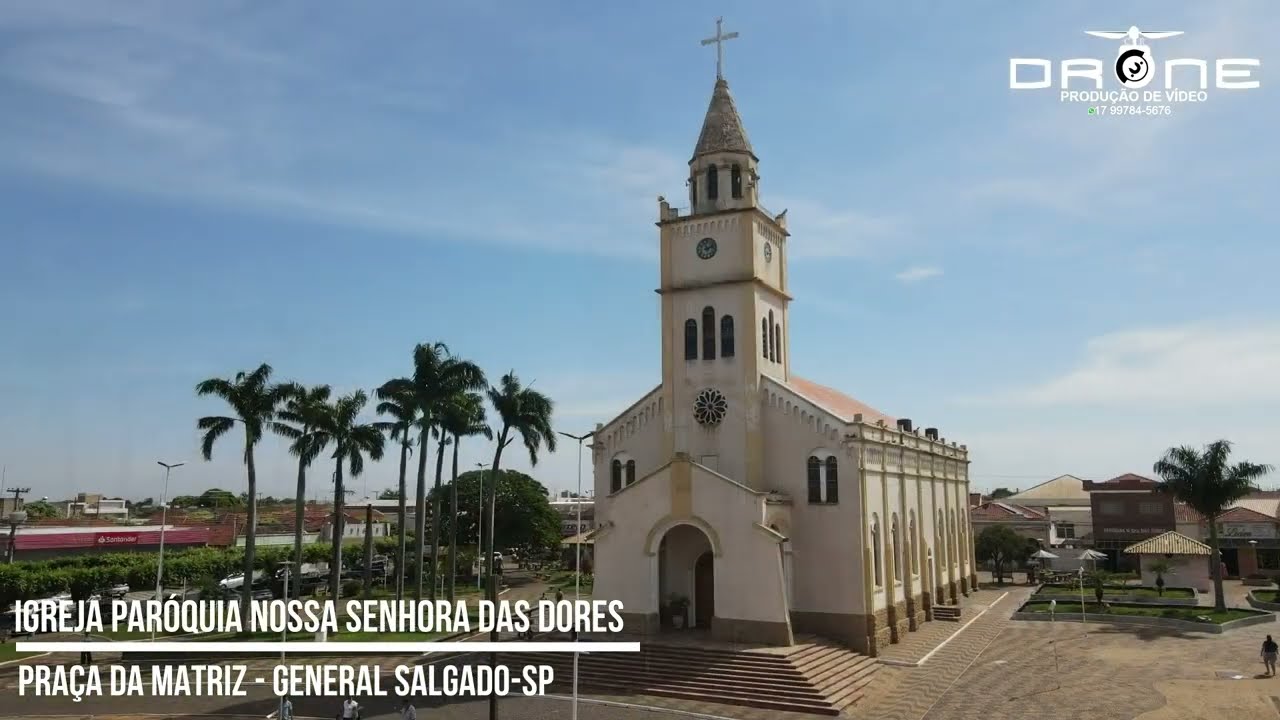 GENERAL SALGADO - SP - CIDADE -  PRAÇA E IGREJA   JUN  2023   ok