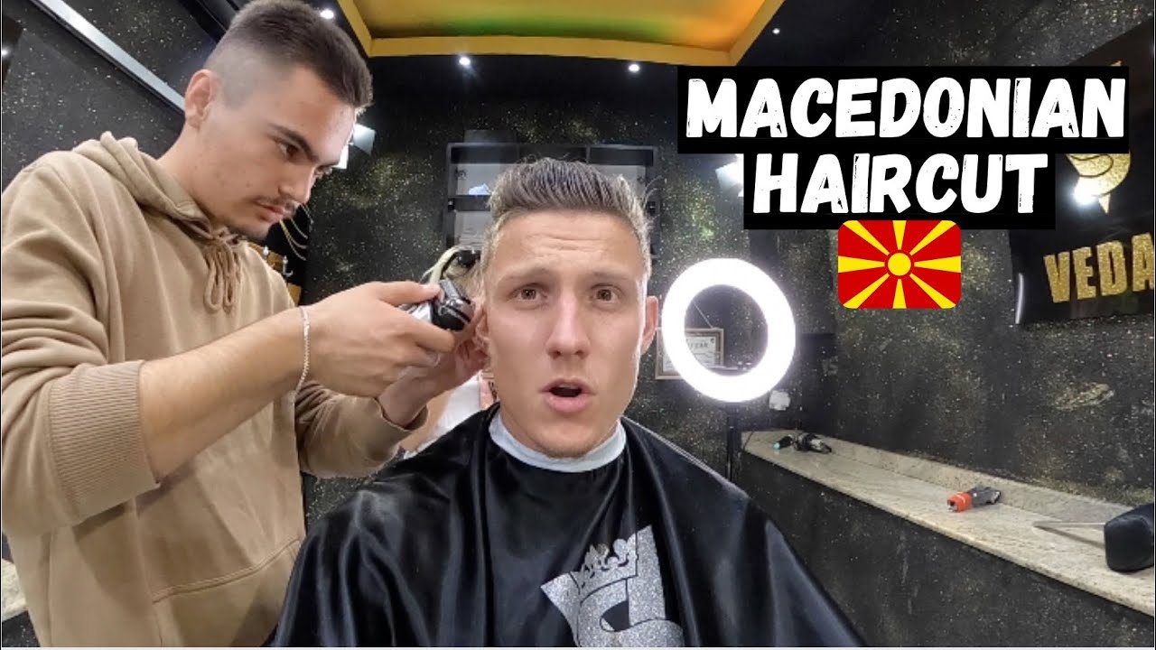 Getting a $4 MACEDONIAN Haircut! SKOPJE 🇲🇰