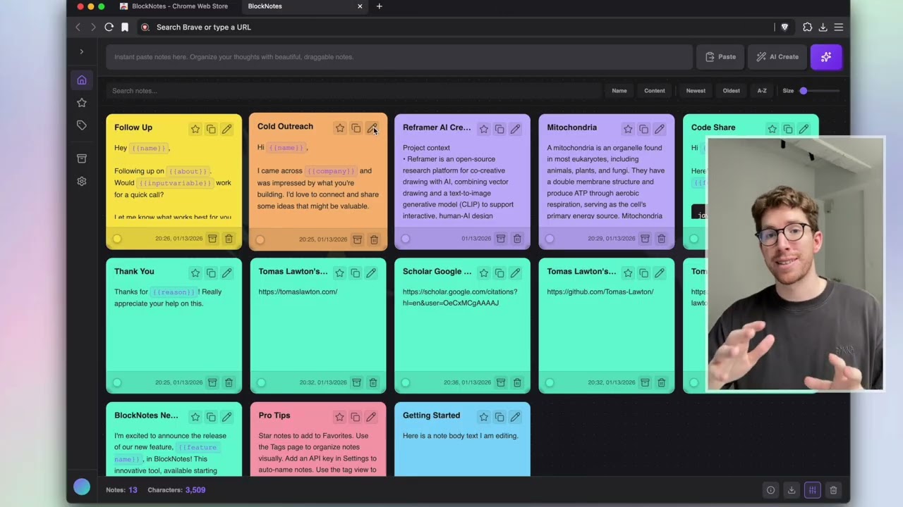 BlockNotes Demo