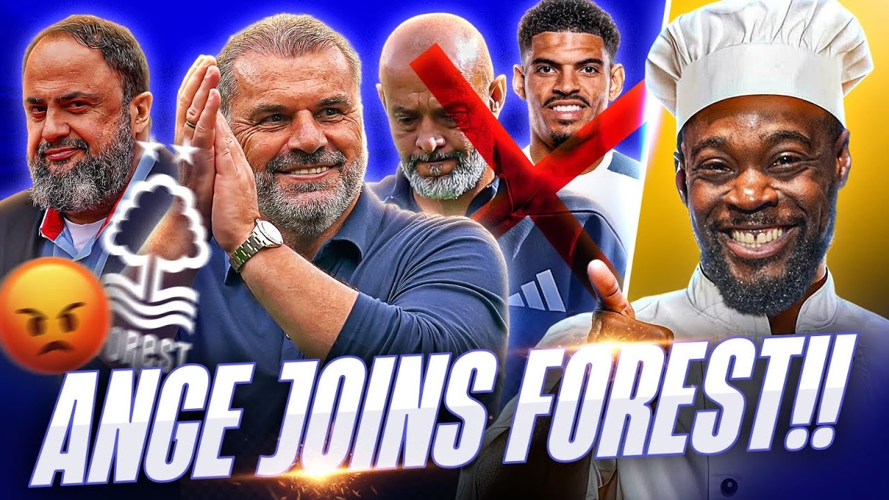 EXPRESSIONS GOES OFF AS ANGE POSTECOGLOU JOINS THE ENEMY NOTTINGHAM FOREST AFTER NUNO IS SACKED! 