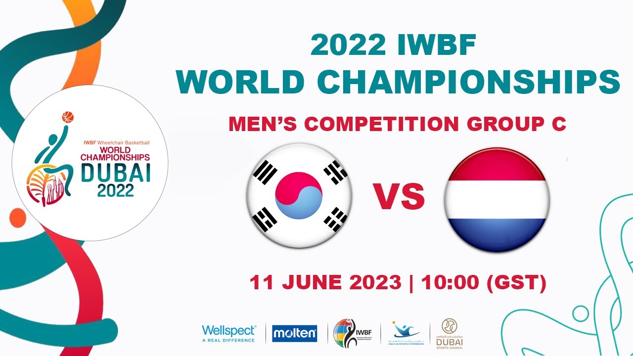 KOR vs NED | Men's Competition Group C | 2022 IWBF Wheelchair Basketball World Championships