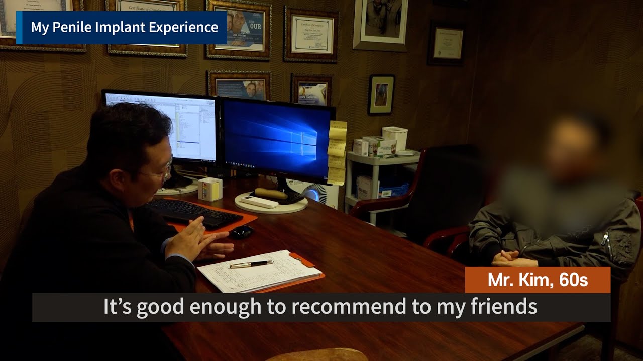 [Penile Implant Patient Testimonial#12] HTN, ED after Prostatectomy for Prostate Cancer, Peyronie's