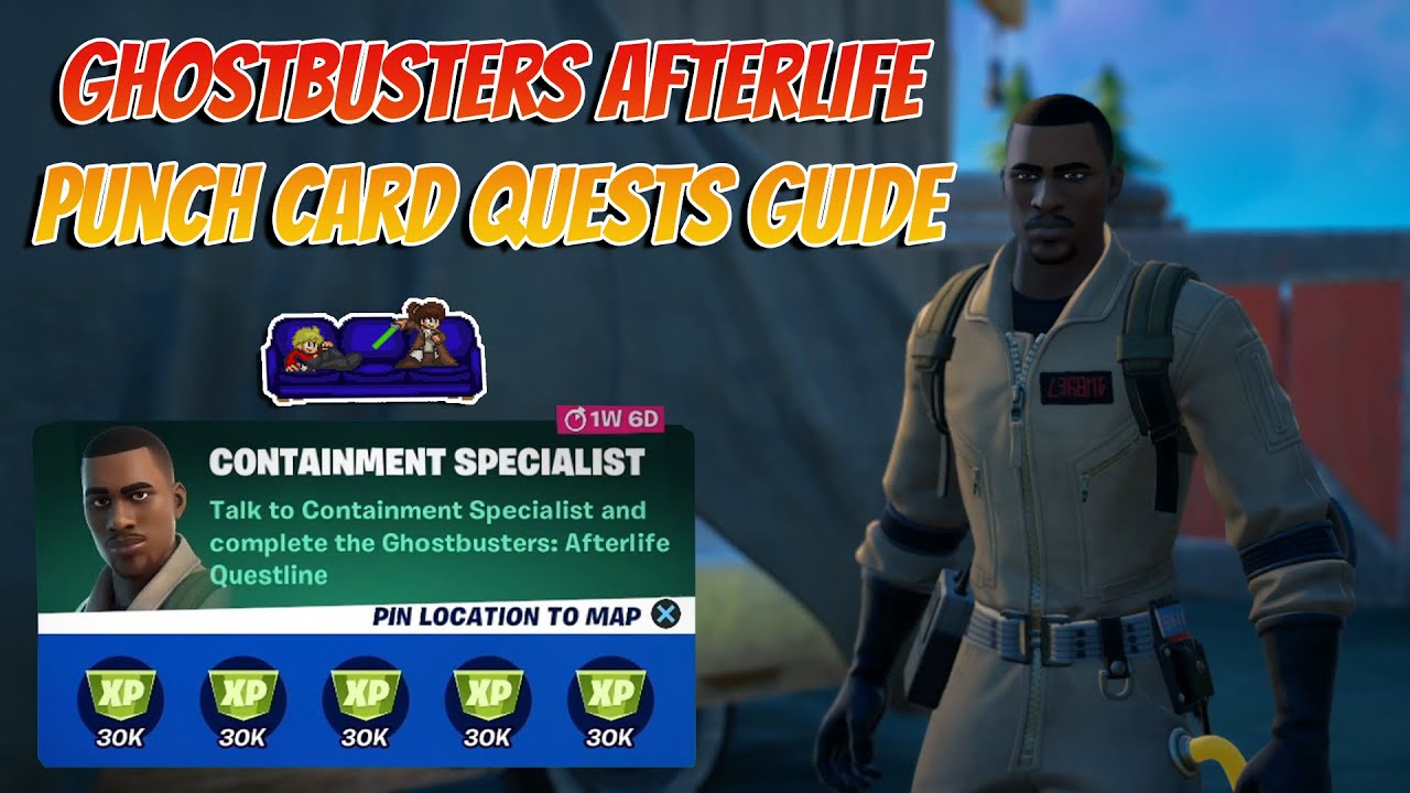 Ghostbusters Afterlife Containment Specialist Punch Card and Unlocks PLUS Caretaker battle