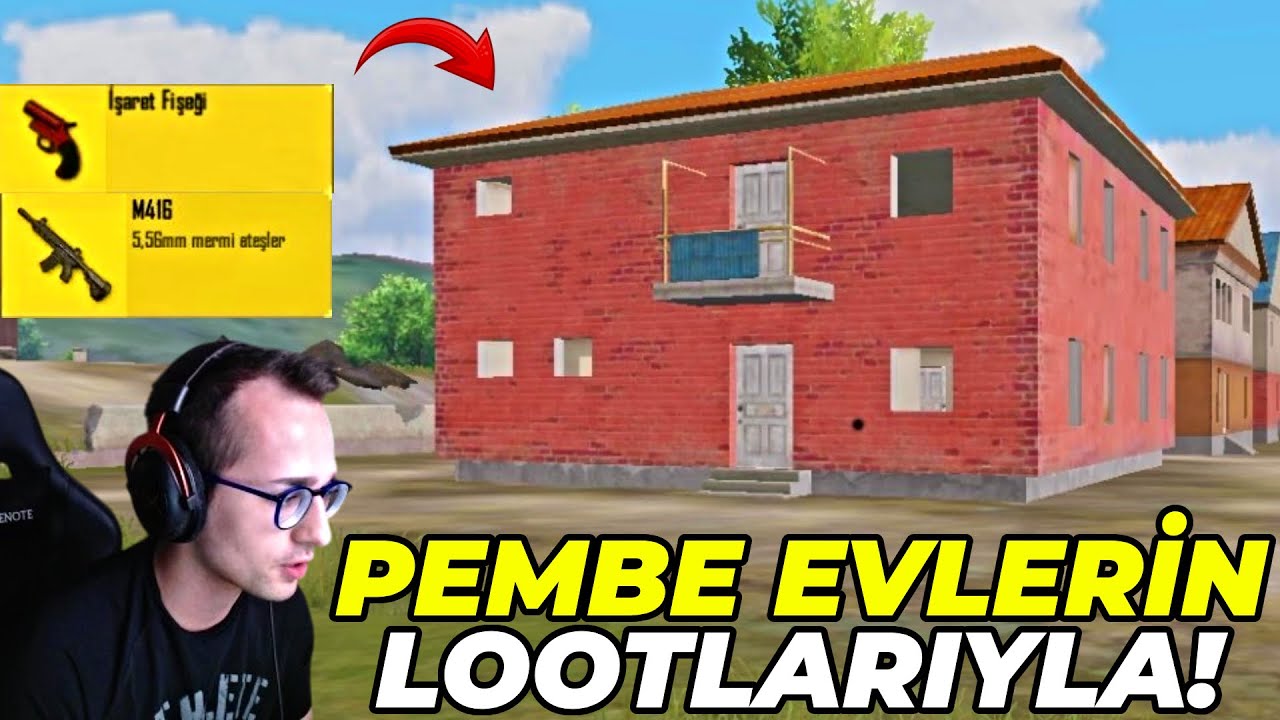 İKİ KATLI PEMBE EVLERİN LOOTLARIYLA WIN ALMAK ? PUBG MOBILE
