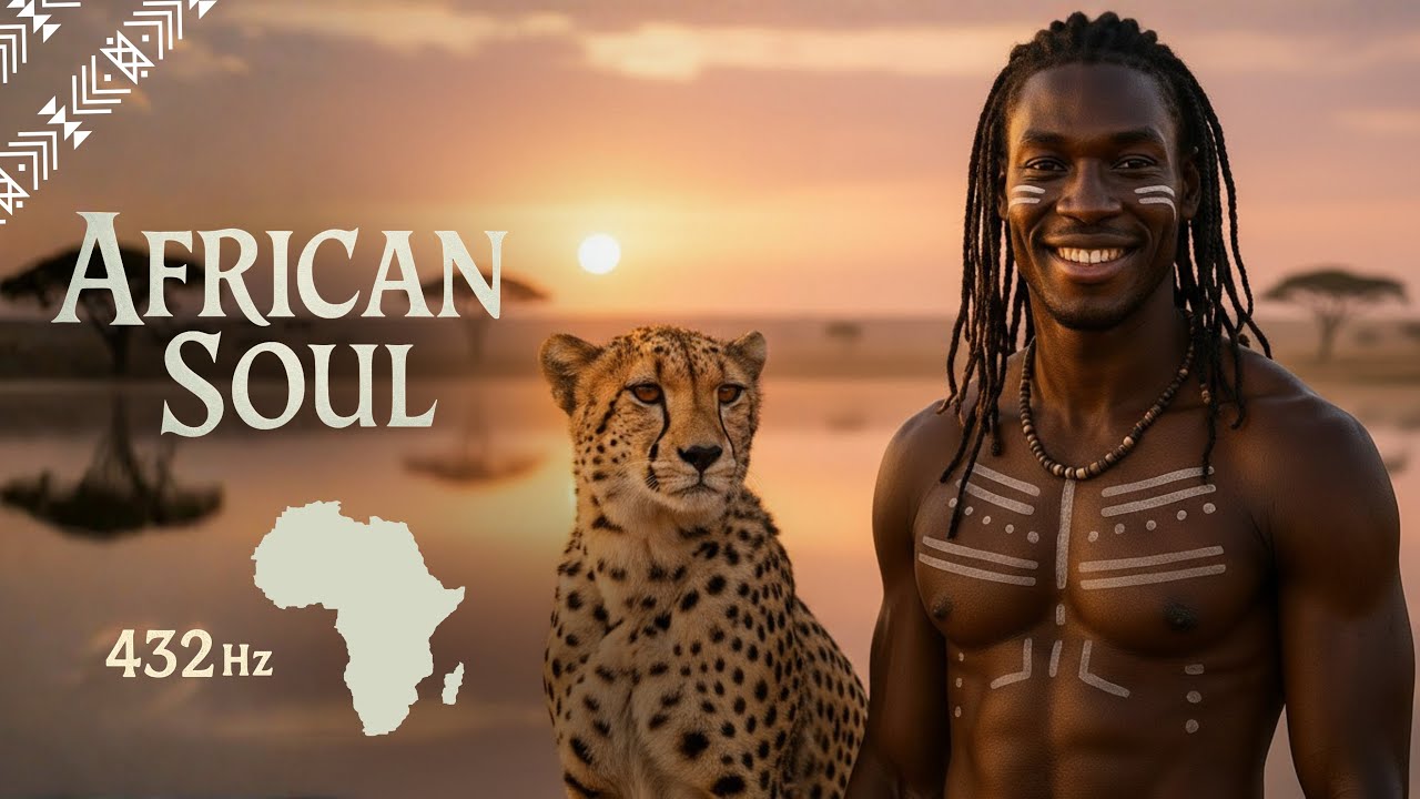 African Healing Warrior Spirit | 432Hz Soulful Zulu Male Vocals for Emotional Strength