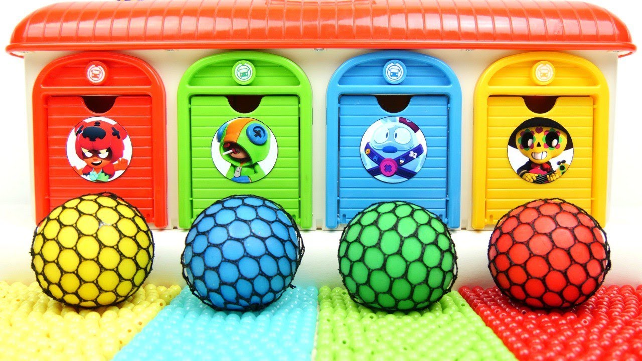 Satisfying Garage ASMR | Making 6 Brswl Stres 4 Balls Magik Doors Full Color Ways Beads Mixing ASMR