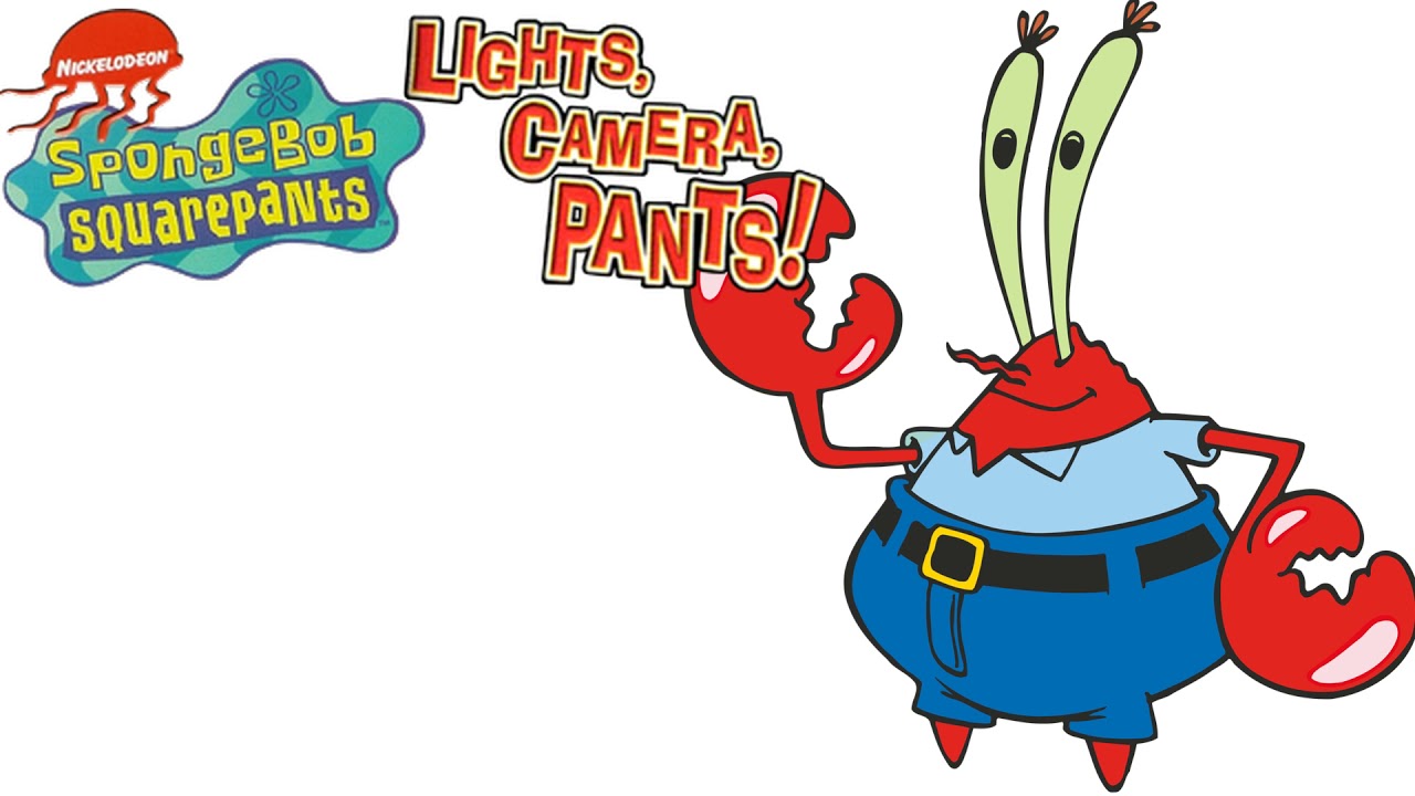 SpongeBob SquarePants Light Camera Pants Mr  Krabs Voice Clip