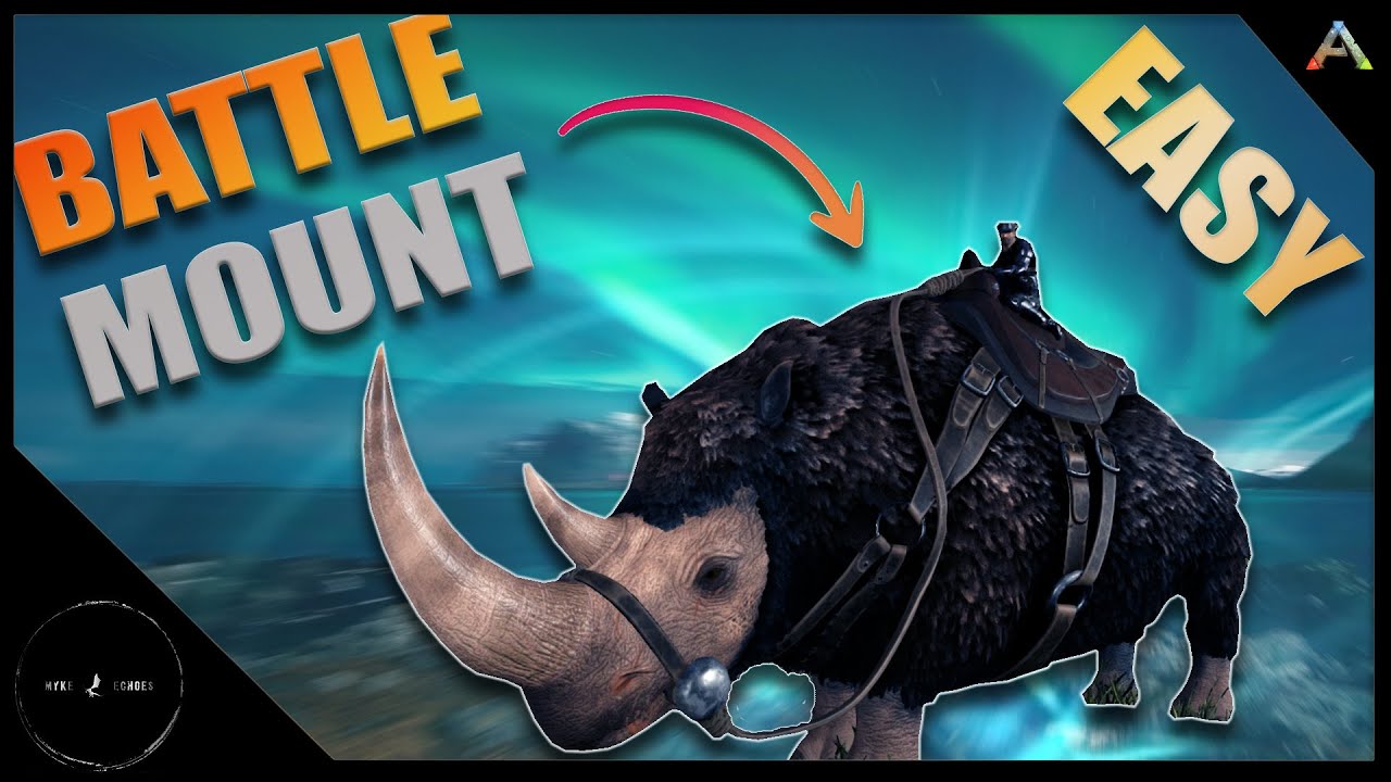 How to tame a Woolly Rhino in Ark: Survival Evolved