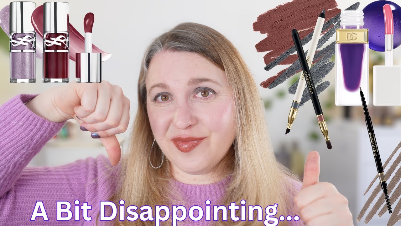 I'm Not Loving Everything... YSL Lip Oils & Dolce & Gabbana Violet Liquid Blush, Liners, & Brows