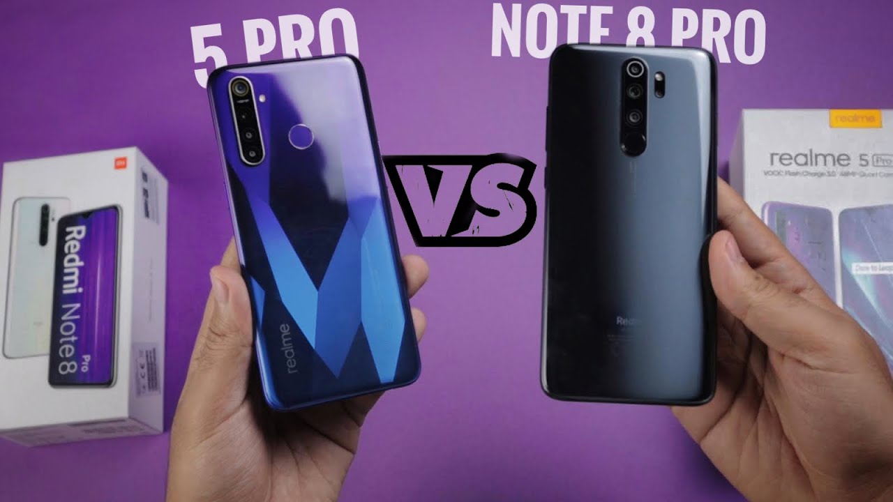 Xiaomi note 8 pro ضد Realme 5 pro | مقارنة الموسم !!