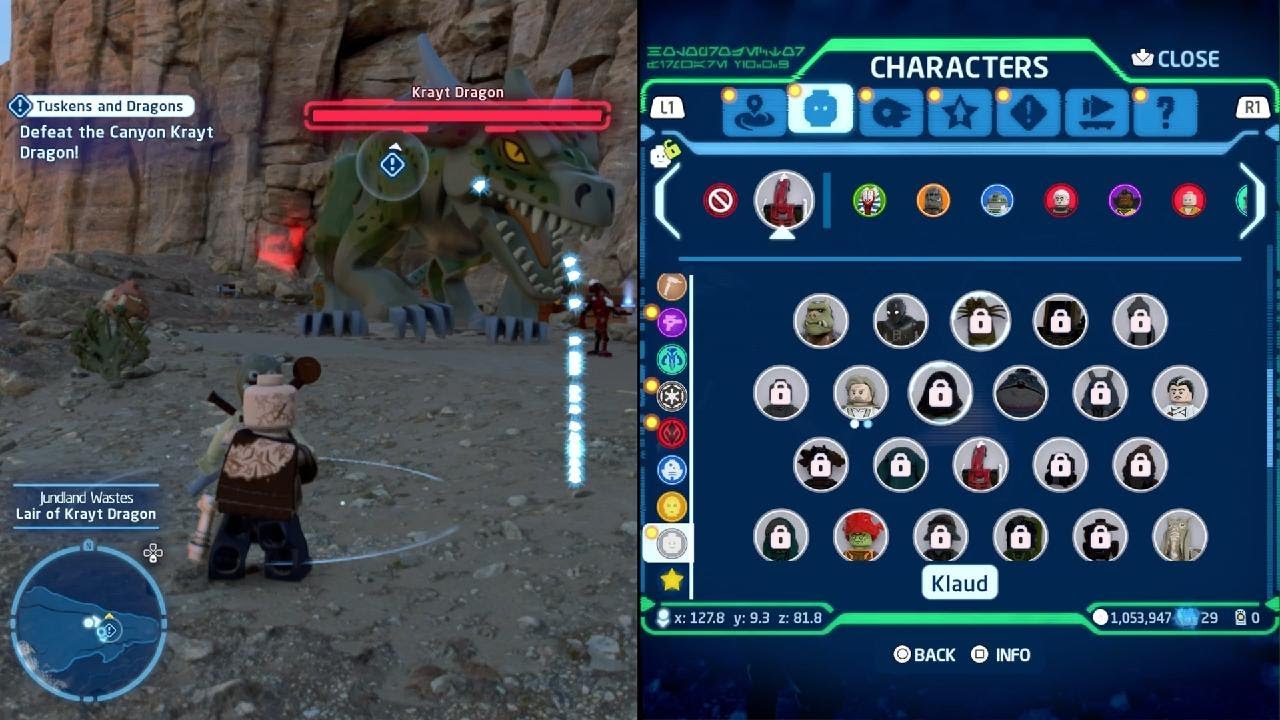 Playing Lego Star Wars with Starlight glitch, foxy.