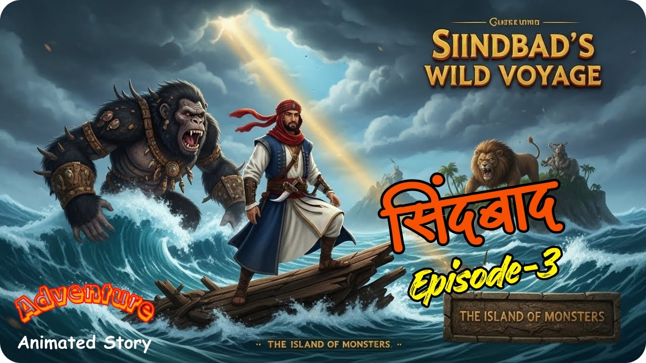सिंदबाद की तीसरी यात्रा - आदमखोर घाटी का रहस्य| Adventure story of Sindbaad | भाग -3