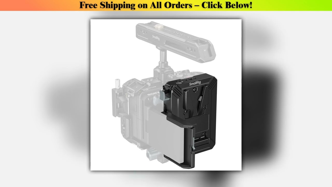 SmallRig V-Mount Battery Mount Plate Built-in D-Tap and USB-C Ports Power Multiple Devices Modular