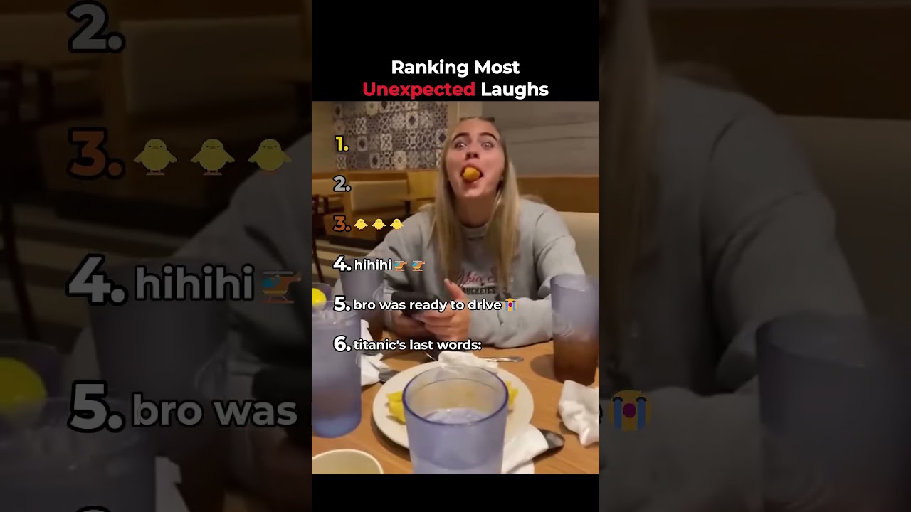 Ranking Most Unexpected Laughs #ranking #funny #funnymoments #moments #clips