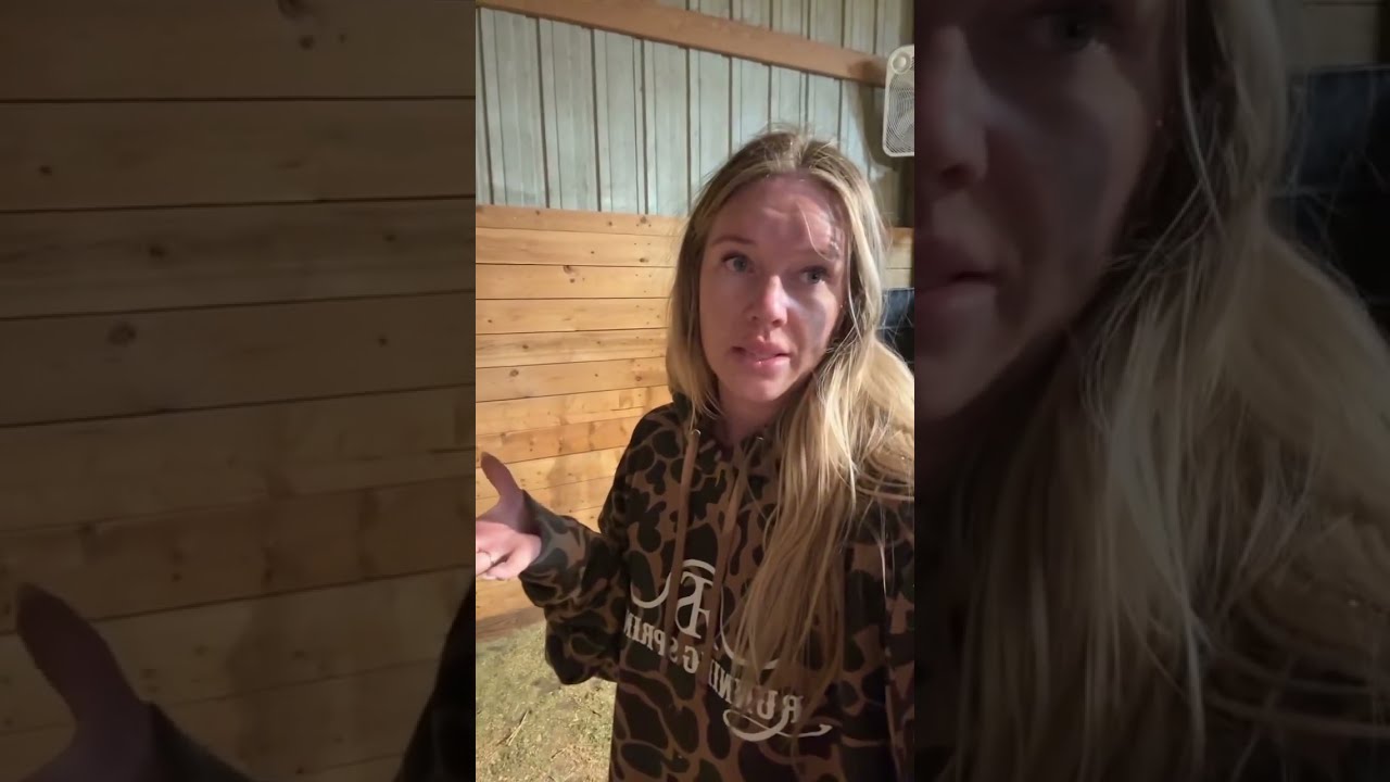 Do you think Tipsy goes in her stall tonight or nah… wrong answers only 🤣 | Rachel Hadley 