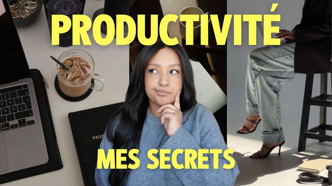 Comment je reste PRODUCTIVE : mes routines du matin, de travail, de pause & du soir 🧠👩🏽‍💻