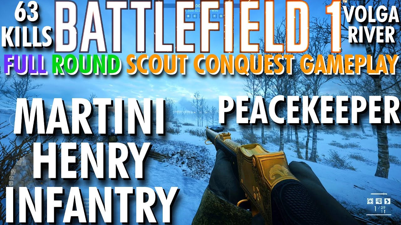 Nonstop Action From Start To Finish... Martini Henry Gameplay - Battlefield 1 Conquest No Commentary