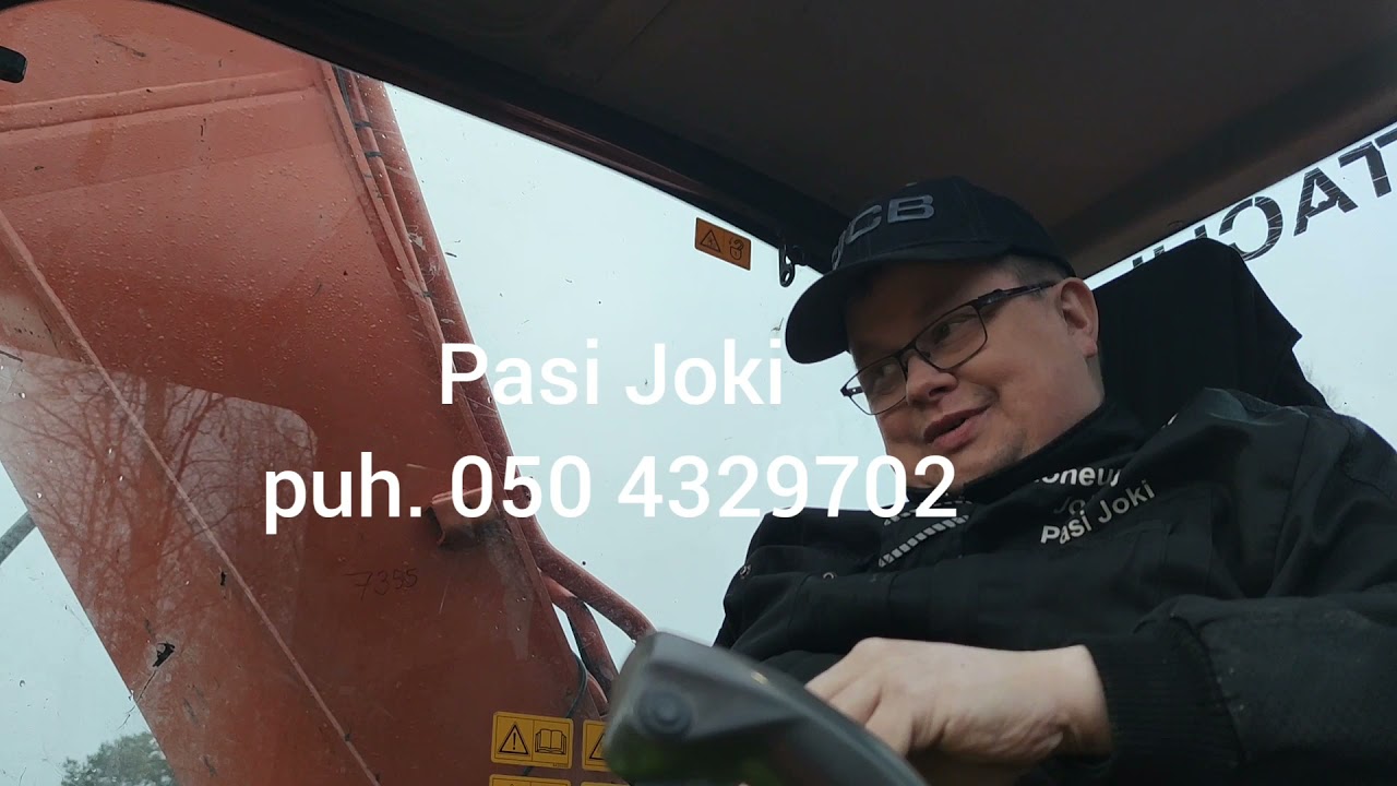 esittelyssä Koneurakointi Joki Oy & Hitachi Zaxis 210 LC & Kymppikoura