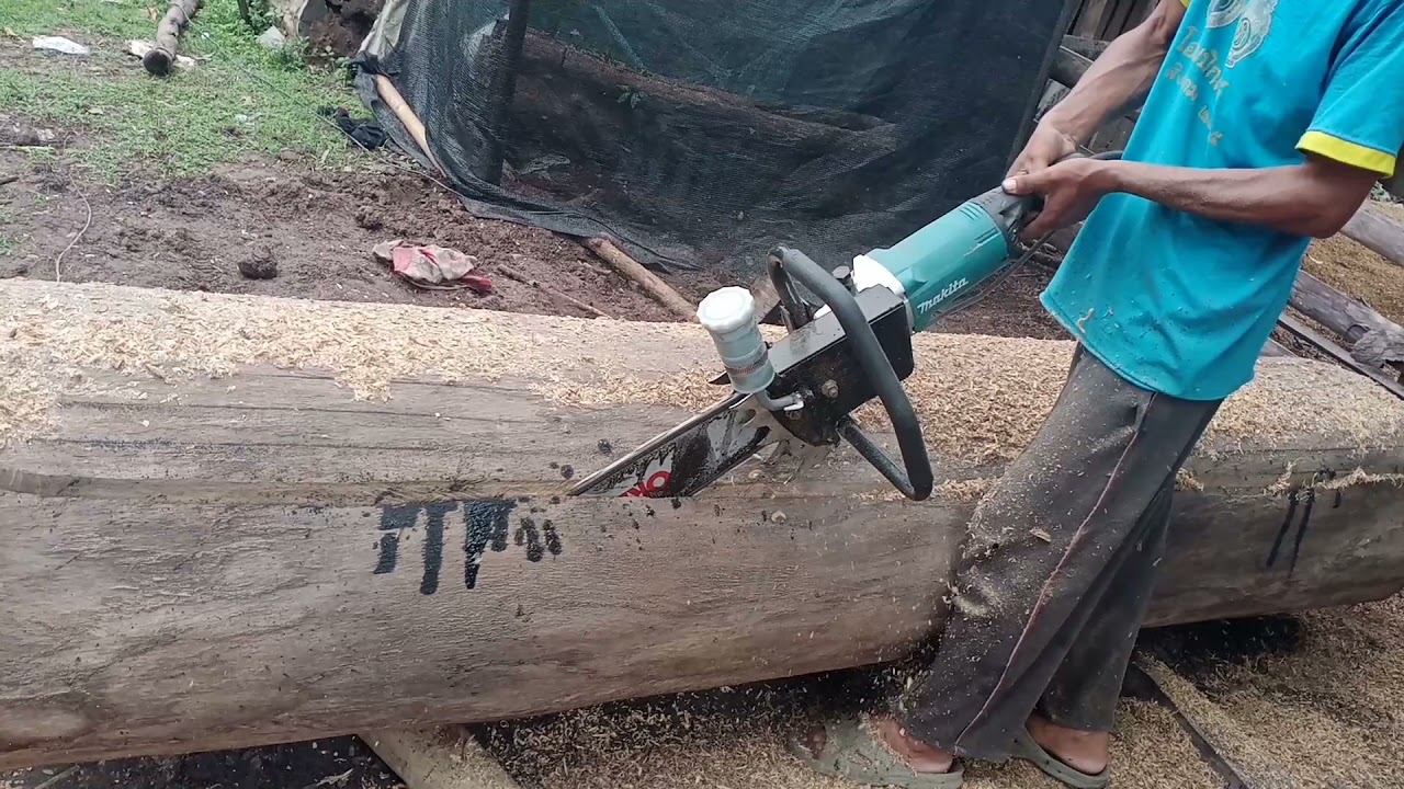 ผ่าไม้ด้วยลูกหมูกินเจียร์9