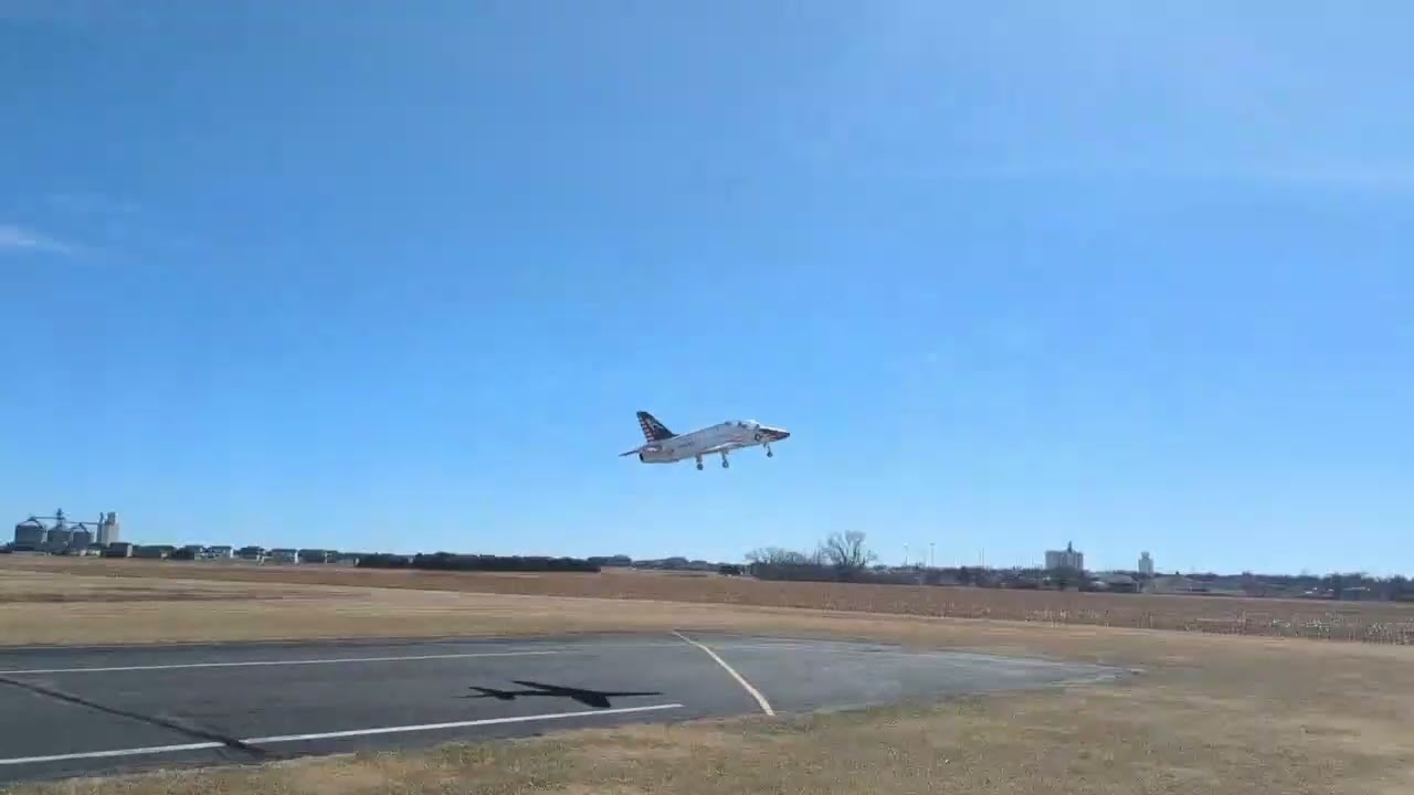 John’s big T45 turbine  maiden flight 