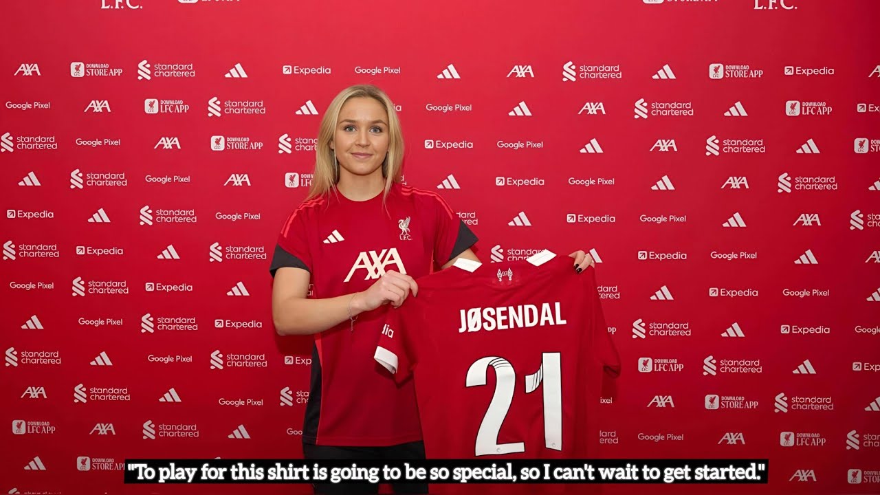 Liverpool FC Women complete signing of Anna Josendal.
